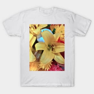 Cream Colored Lillies - Autumn Bouquet - Flowers T-Shirt